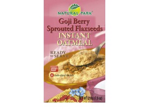 Instant Oatmeal with Goji Berry Sprouted Flaxseeds